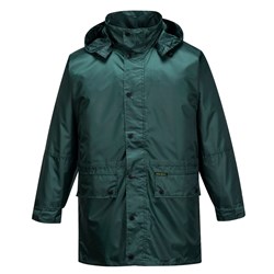 Portwest Carey Rain Jacket Small Bottle Green