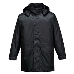 Portwest Carey Rain Jacket Extra Small Black