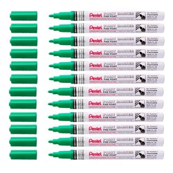 Pentel Paint Marker Fine Bullet 2.9mm Green Box Of 12