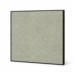 Visionchart Willie Weston LX6 Edge Pinboard 1200x1200mm Black Aluminium Frame Olive