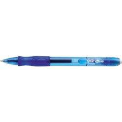 PEN BIC VELOCITY GEL BLUE RETRACTABLE **  DISCONTUNED  **