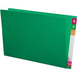 Avery Lateral Shelf Files Foolscap Extra Heavy Weight Green Box Of 100