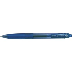 PEN PILOT BEGREEN G-KNOCK LGK-10F-BG 10 RETRACTABLE GEL INK FINE BLUE  box = 10 each