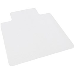 Rapidline Chair Mat Dimpled Base For Low Pile Carpet 115 x 135cm Frosted  MAT L
