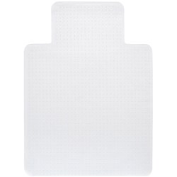 Rapidline Chair Mat Dimpled Base For Low Pile Carpet 91.5 x 120cm Frosted  MAT S