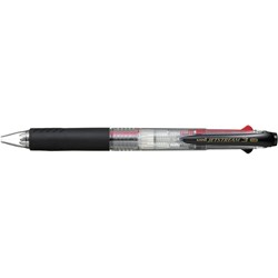 UNI JETSTREAM  ROLLERBALL PEN 3 Multi Colour  1.0mm Black & Transparent Barrel