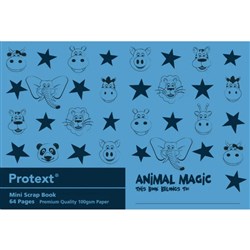 Protext Poly Animal Magic Scrap Book Mini 165 x 245mm 100gsm 64 Page