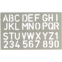 CELCO C30 LETTERING STENCIL 30MM LETTER HEIGHT