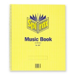 BOOK SPIRAX 567 MUSIC A4