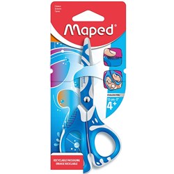 Maped Zenoa Fit Scissors 130mm Soft Blue & White Handle