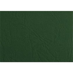 BINDING COVER A4 LEATHERGRAIN GREEN PK100 **  DISCONTINUED  **