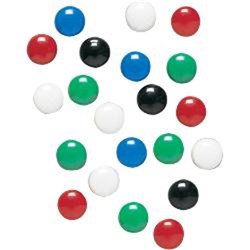 MAGNETIC BUTTONS 20MM BLACK