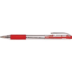 STAEDTLER CLIPCLIC BALLPOINT Grip 0.8mm M Red Retractable ** CLEARANCE STOCK **