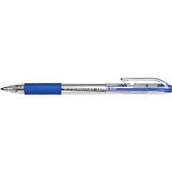 STAEDTLER CLIPCLIC BALLPOINT Grip 0.8mm Medium Blue Retractable  4273101