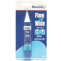 BOSTIK FINE & WIDE CLEAR GLUE