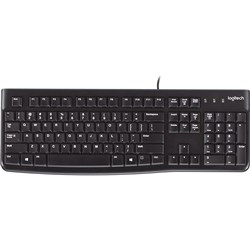 Logitech K120 USB Wired Keyboard Black