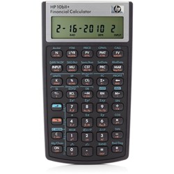 HP 10BII+ Financial Calculator 12 Digit Black