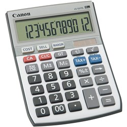 Canon LS-121TS Desktop Calculator 12 Digit Silver