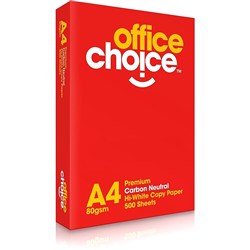 *** Office Choice Premium Copy Paper A4 80gsm White Ream Of 500