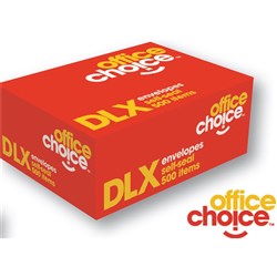 ENVELOPE 120 X 235 DLX PLAIN SELF SEAL BX500 SECRETIVE OFFICE CHOICE  1311