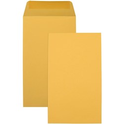 Cumberland Plain Envelope Pocket P5 65 x 120mm Gold Box Of 1000