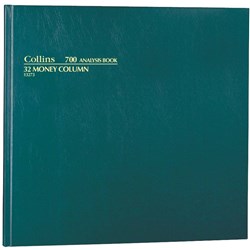 Collins Analysis 700 Series 297x315mm 32 Money Column Green