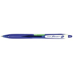 Pilot Rexgrip BeGreen Ballpoint Pen Retractable Medium 1mm Blue