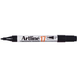 Artline 17 Permanent Industrial Marker Bullet 1.5mm Black