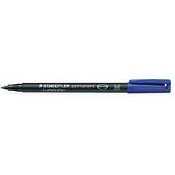 Staedtler 317 Lumocolor Pen Permanent Medium 1mm Blue