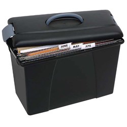 Crystalfile Carry Case 18L Foolscap Black