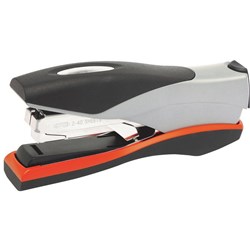 Rexel Optima Stapler Full Strip 40 Sheet Capacity Orange And Silver