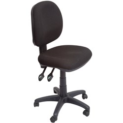 Rapidline EC070CM Operator Task Chair Medium Back 3 Lever Black