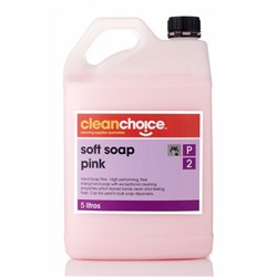 CLEAN CHOICE PERSONAL CLEANER Soft Soap Pink 5 Litre Regal Soap  RSOAP-5L