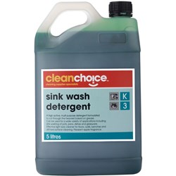 CLEAN CHOICE KITCHEN CLEANER Apple Detergent 5 Litre Sink Dish Wash Detergent