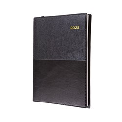 Collins Vanessa Diary A6 Day To Page Black