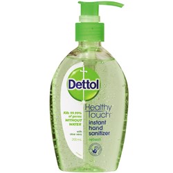 HAND SANITISER 200ML DETTOL PUMP