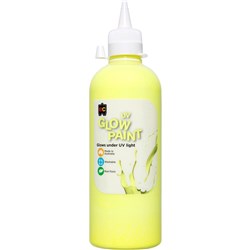 EC UV Glow Paint 500ml Yellow