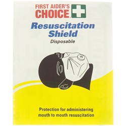 First Aider's Choice Resuscitation Face Shield Disposable