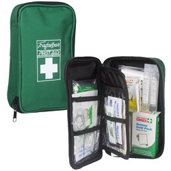 Trafalgar First Aid Kit Vehicle Soft Case Green Travel