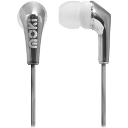 Moki Metallics Earphones Silver