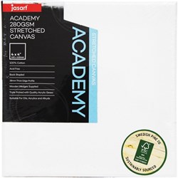 Jasart Academy Stretched Canvas 4 x 4 Inch Thick Edge 280gsm