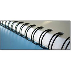 Gold Sovereign Binding Wires 34 Loop 3:1 Pitch 14mm Pack of 100 Black
