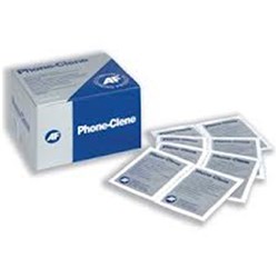 TELEPHONE CLEANING WIPES Hygiene Wipes 100 sachets PK PHONECLENS