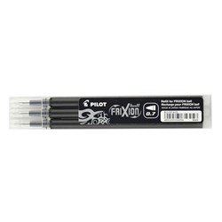 PEN REFILL PILOT FRIXION 0.7MM BLACK PACKET3