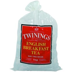 TWININGS TEA BAGS English Breakfast Pack of 500