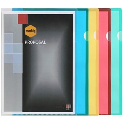 FILE A4 LETTER POLY CLEAR EA