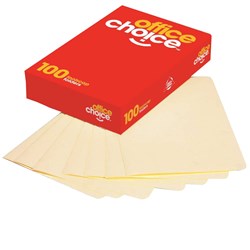FOLDER MANILLA FOOLSCAP BUFF BOX IS 100 EACH  81502 NPL-39366000