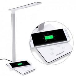 SIMPLECOM DESK LAMP EL818 DIMMABLE WITH WIRELESS CHARGING BASE